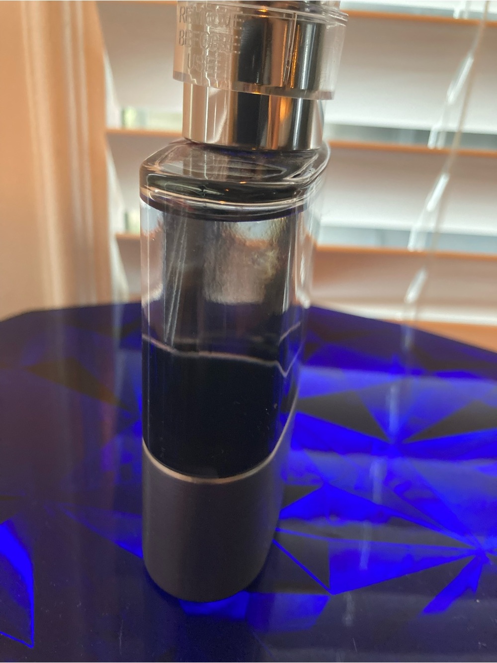 Prada Linea Rossa Luna Rossa Men - Clear Glass Red and Silver (sprayed 3 times) - Picture 2 of 4